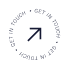 Arrow inside a circle with phrase "Get in touch"
